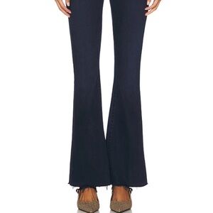 MOTHER The Weekender Fray Flare Jeans in Chip on My Shoulder Wash 27